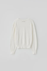 T/T Standard v-neck knit- ivory