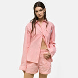 ペーパーボタンシャツセット_PINK