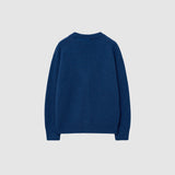 Stitch Point Oversized Cardigan_Blue