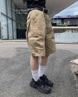 Vintage cargo bermuda pants