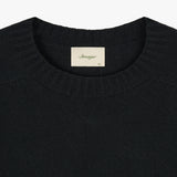 ストレンジャークラシックフィットエッセンシャルクルーネックセーター (Black)