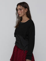 Cotton Cropped Top_Black