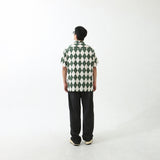 アーガイルファンクハーフシャツ GREEN