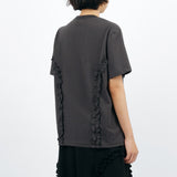 Moses Frill Tee - Charcoal