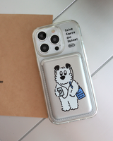 ブルーバッグ マグセーフカードウォレット(silver)