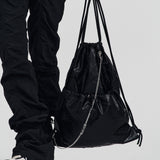 High Glossy Chain Gym Sack Bag