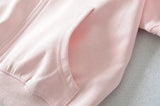 Sophie Puff Sleeve Hoodie Zip-up