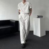 MG310 Cool Ever Bjo Two Tuck Wide Pants (3 colors)