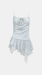 Celine Ruffle Ribbon Sleeveless