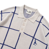 ROUGH KNIT POLO(Brown)