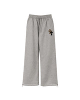 CN leopard patch training pants