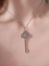 Diamond key necklace not to be missed