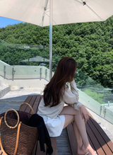 Rear Cooling Linen Round Knit / 4 colors
