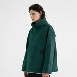 Cotton Napping Turtle String Sweat Shirt - GREEN