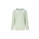 cottage long sleeve mint flower