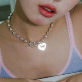 ポニーボールネックレス (L)