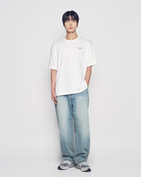 25FW AC BEAR BASIC LOGO SHORT SLEEVE T-SHIRT CREAM