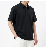 Cool Fit UV-Cut Collar T-shirt Black