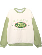ARCHIVE SWEATSHIRT [IVORY/GREENERY]