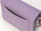 ISLE MINI shoulder leather bag / Purple Lilac