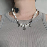 Piercing Pearl Necklace