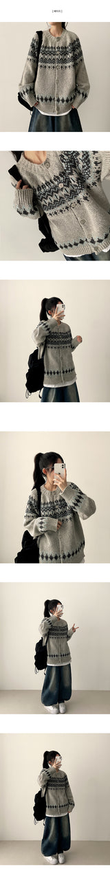 Ritz Nordic Knit Cardigan