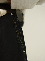 HO Pin-tuck Stitch Selvage Denim