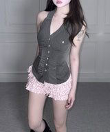 Lucy Halter Top (2colors)
