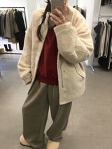Odd Boucle High Neck Jacket (2color)