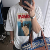 [A-S0176] キャットデジタル半袖Tシャツ
