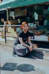 BENNY × Miseki SEOUL スパークルグラフィックショートスリーブ_ブラック