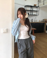[U-BASIC] Loro Spring Round Cardigan
