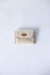 Boucle suede belt bag (Ivory)