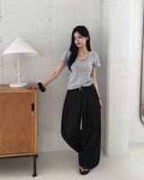 [MADE] PLAC, folding wide pants