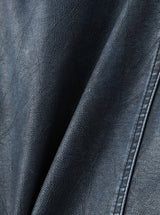 Creep Vintage Leather Trucker Jacket