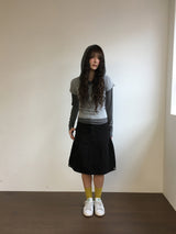 Serine shirring t-shirt (4color)