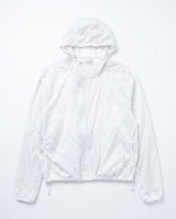  WAVE ZIPPER NYLON HOODIE