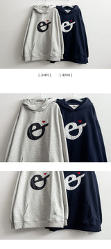 Eight Dot Print Heart Balloon Hoodie
