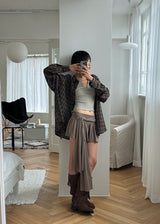FLARE TIE SKIRT