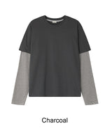 Kuro striped layered T-shirt