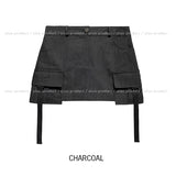 Tetti Strap Cargo Mini Skirt