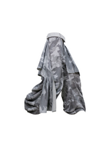 RELABEL (Dream Pleated Bud) ホワイトカモ ワッフル 3Dカット バルーンスウェットパンツ