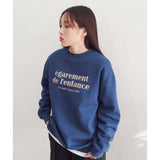 ランファンススウェットシャツ (NAVY)