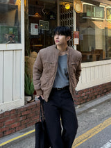 Vintage flare black denim pants