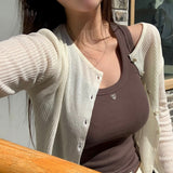 [BELLIDE MADE] FRUIT LINEN CARDIGAN