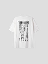 ピクトバックレタリングTシャツ 3color