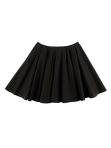 COTTON FLARE SKIRT (BLACK)