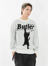 CAT BUTLER Knit Sweater (WHITE)