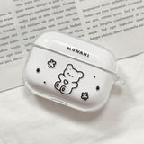 [AirPods] Black maro bear hard case (only case)