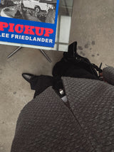 Media Rib Flare Denim Pants
